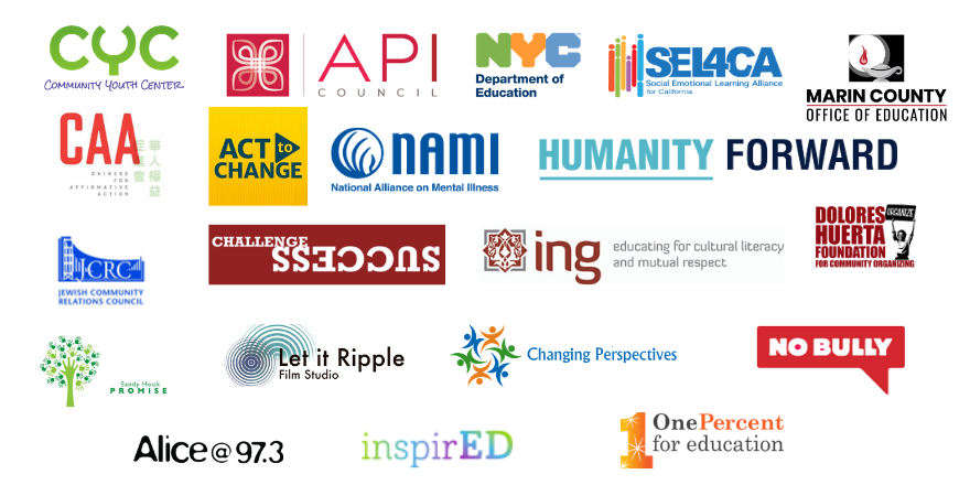 Stand up for AAPI logos