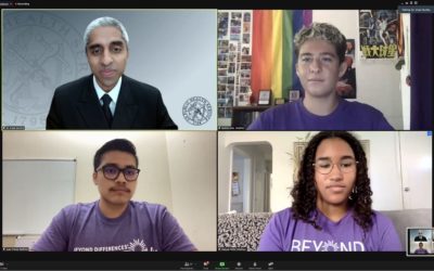 Teen Board Members Sit Down with U.S. Surgeon General Vivek Murthy for Know Your Classmates Day